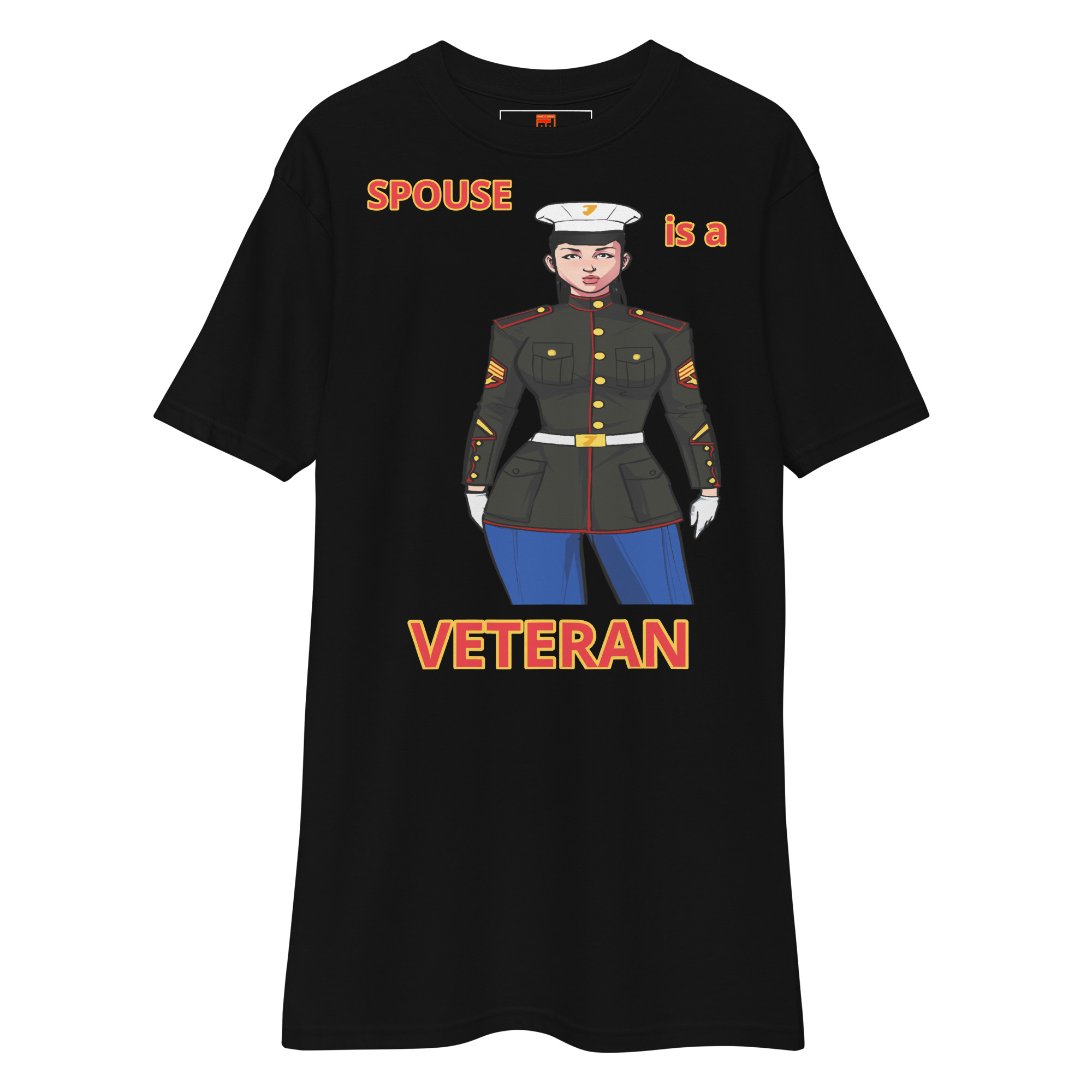SPOUSE IS A VETERAN TOO FOWER Tee