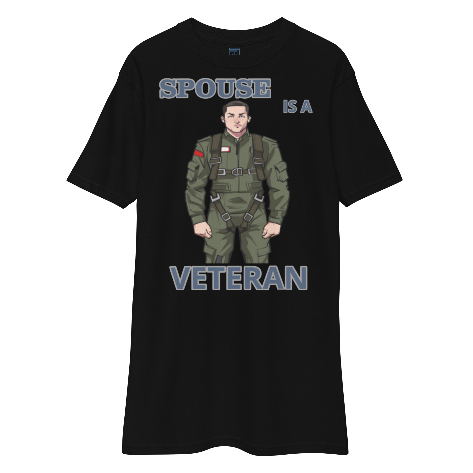 SPOUSE IS A VETERAN TOO FOWER Tee