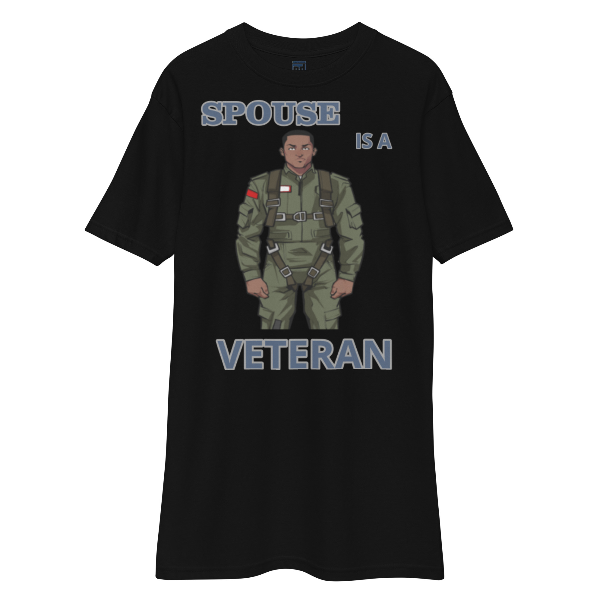 SPOUSE IS A VETERAN TOO FOWER Tee