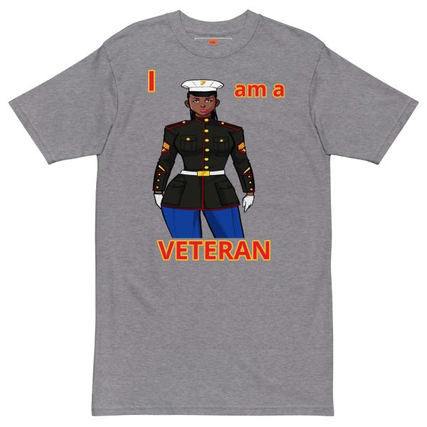 I AM A VETERAN TOO FOWER Tee - Image 3