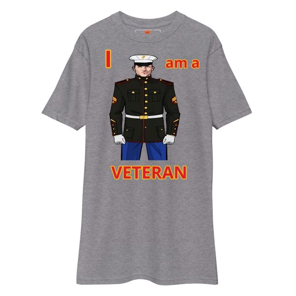 I AM A VETERAN TOO FOWER Tee - Image 3