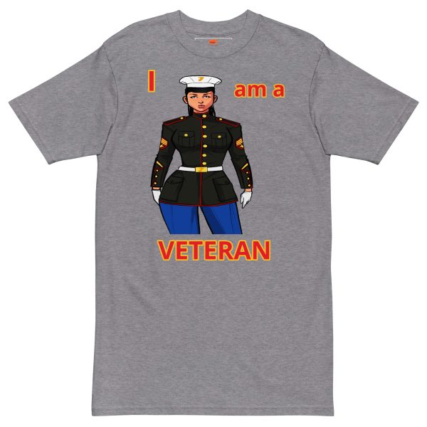 I AM A VETERAN TOO FOWER Tee - Image 3