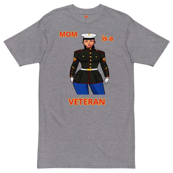 MOM IS A VETERAN TOO FOWER Tee - Image 3