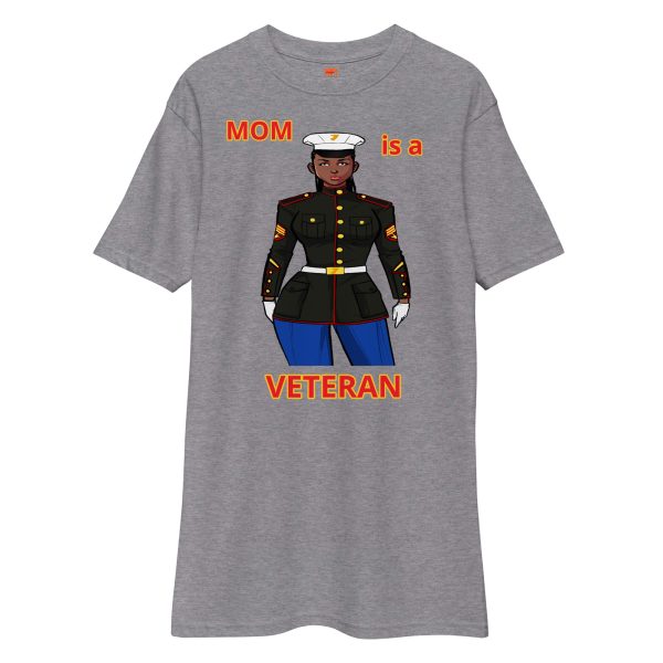 MOM IS A VETERAN TOO FOWER Tee - Image 3