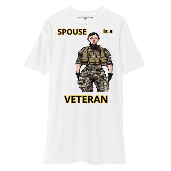 SPOUSE IS A VETERAN TOO FOWER Tee - Image 5