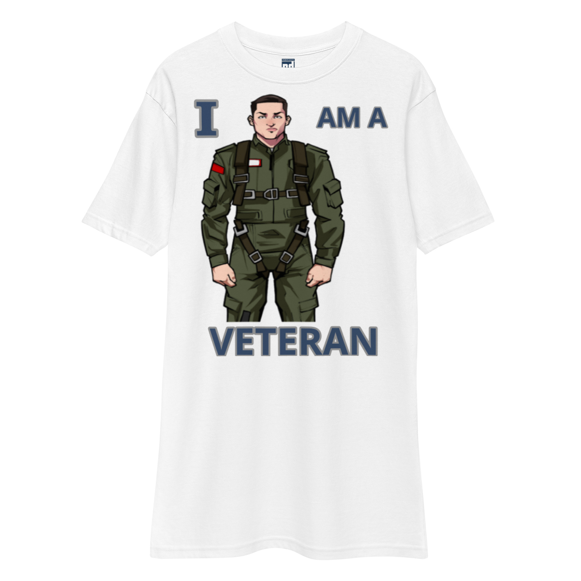 I AM A VETERAN TOO FOWER Tee - Image 5