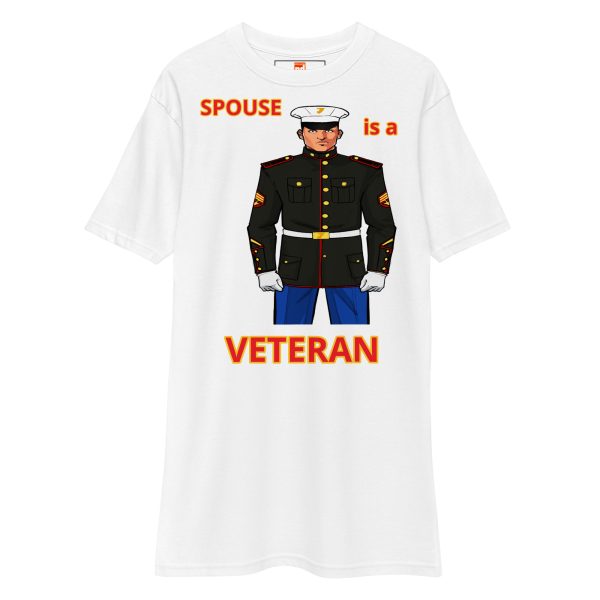 SPOUSE IS A VETERAN TOO FOWER Tee - Image 5