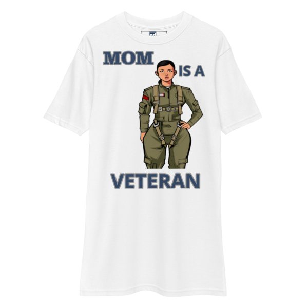 MOM IS A VETERAN TOO FOWER Tee - Image 5