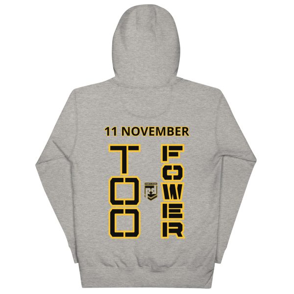 SPOUSE IS A VETERAN TOO FOWER Unisex Hoodie - Image 4