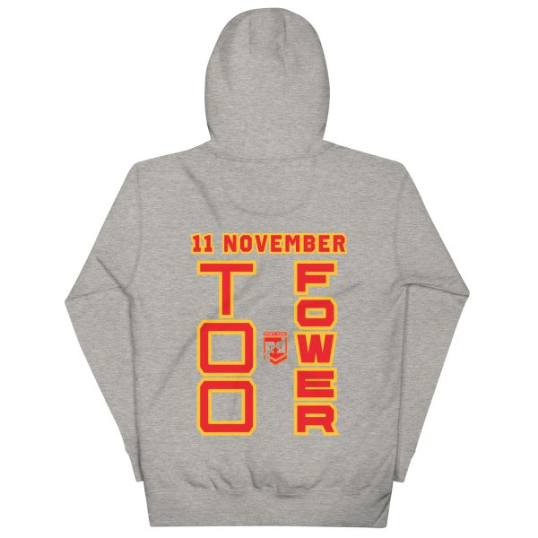 I AM A  VETERAN TOO FOWER Unisex Hoodie - Image 4