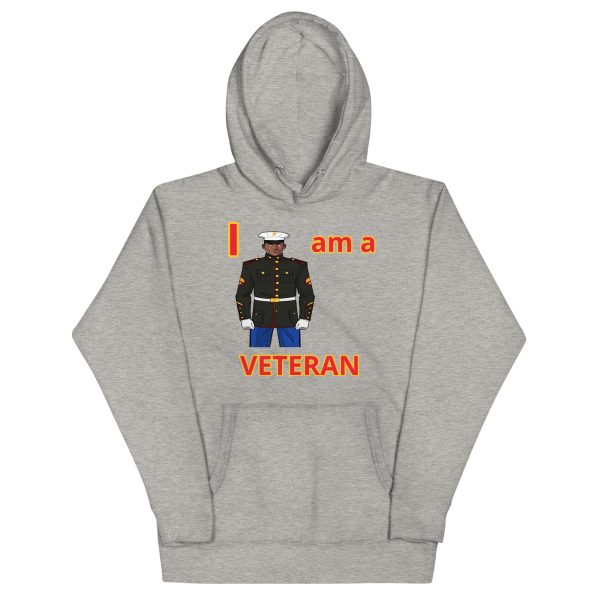 I AM A  VETERAN TOO FOWER Unisex Hoodie - Image 3