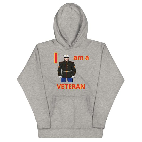 I AM A  VETERAN TOO FOWER Unisex Hoodie - Image 3