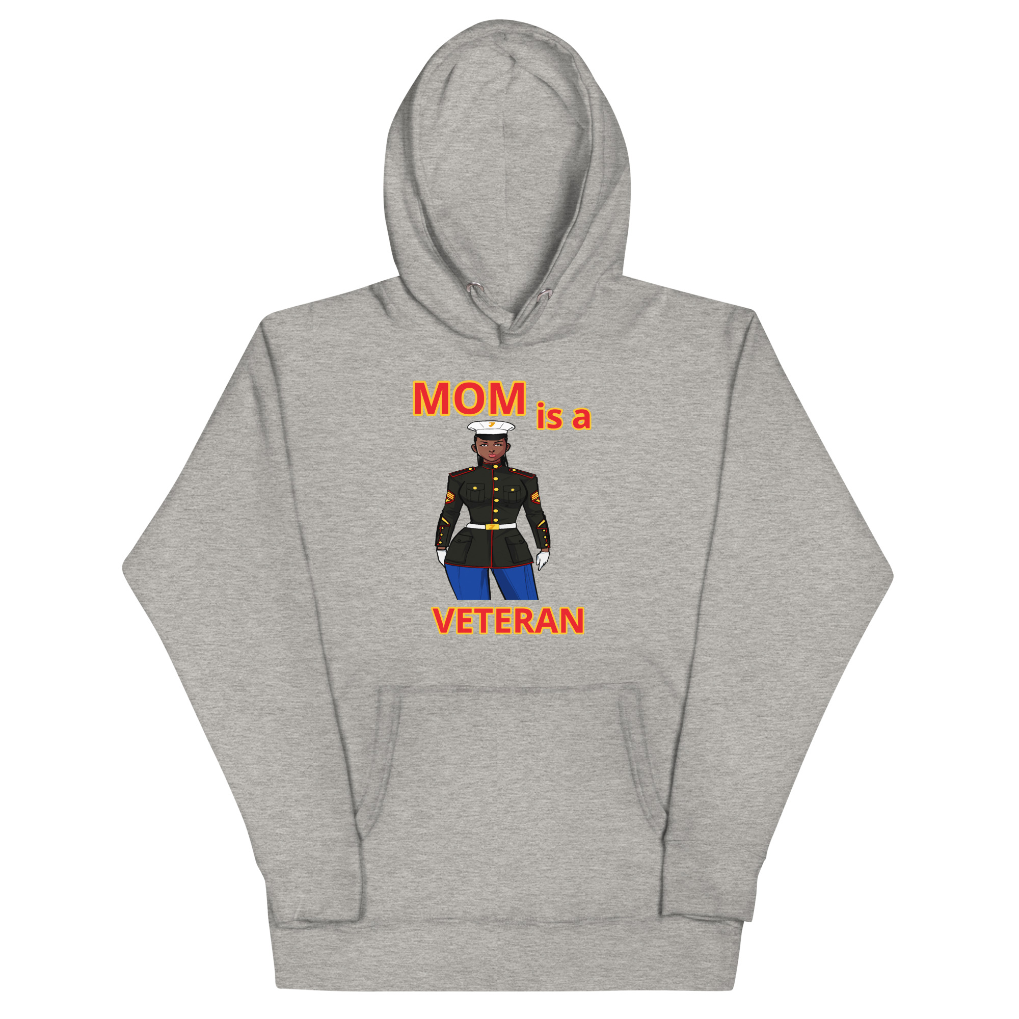 MOM IS A VETERAN TOO FOWER Unisex Hoodie - Image 3