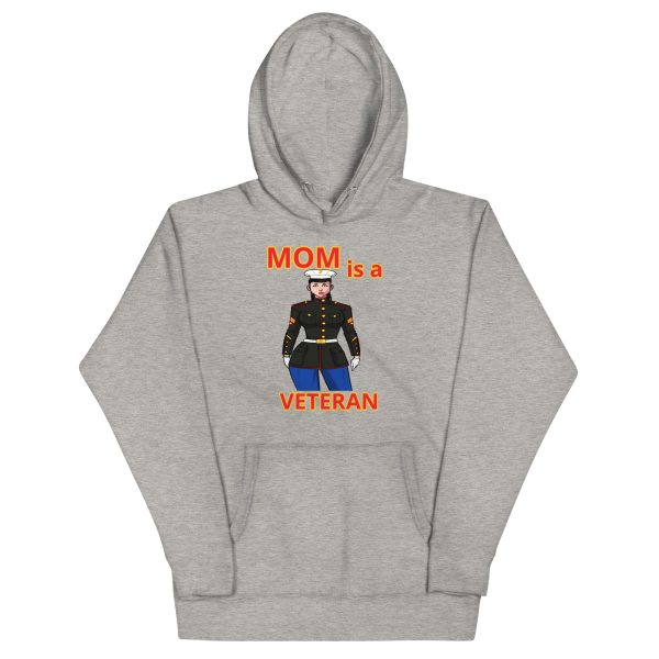 MOM IS A VETERAN TOO FOWER Unisex Hoodie - Image 3