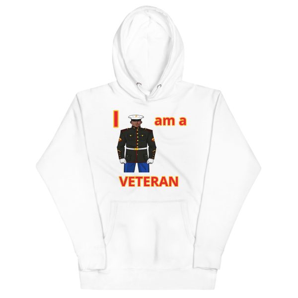 I AM A  VETERAN TOO FOWER Unisex Hoodie - Image 5