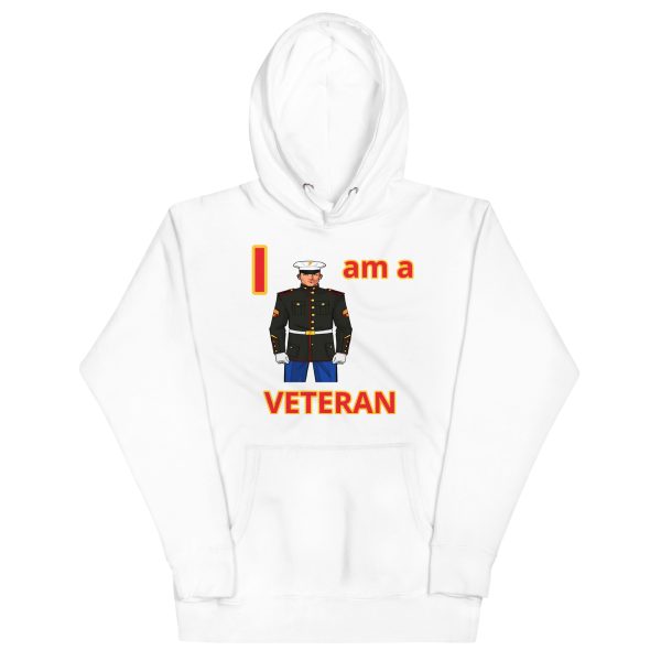 I AM A  VETERAN TOO FOWER Unisex Hoodie - Image 5