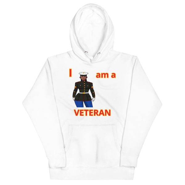 I AM A  VETERAN TOO FOWER Unisex Hoodie - Image 5
