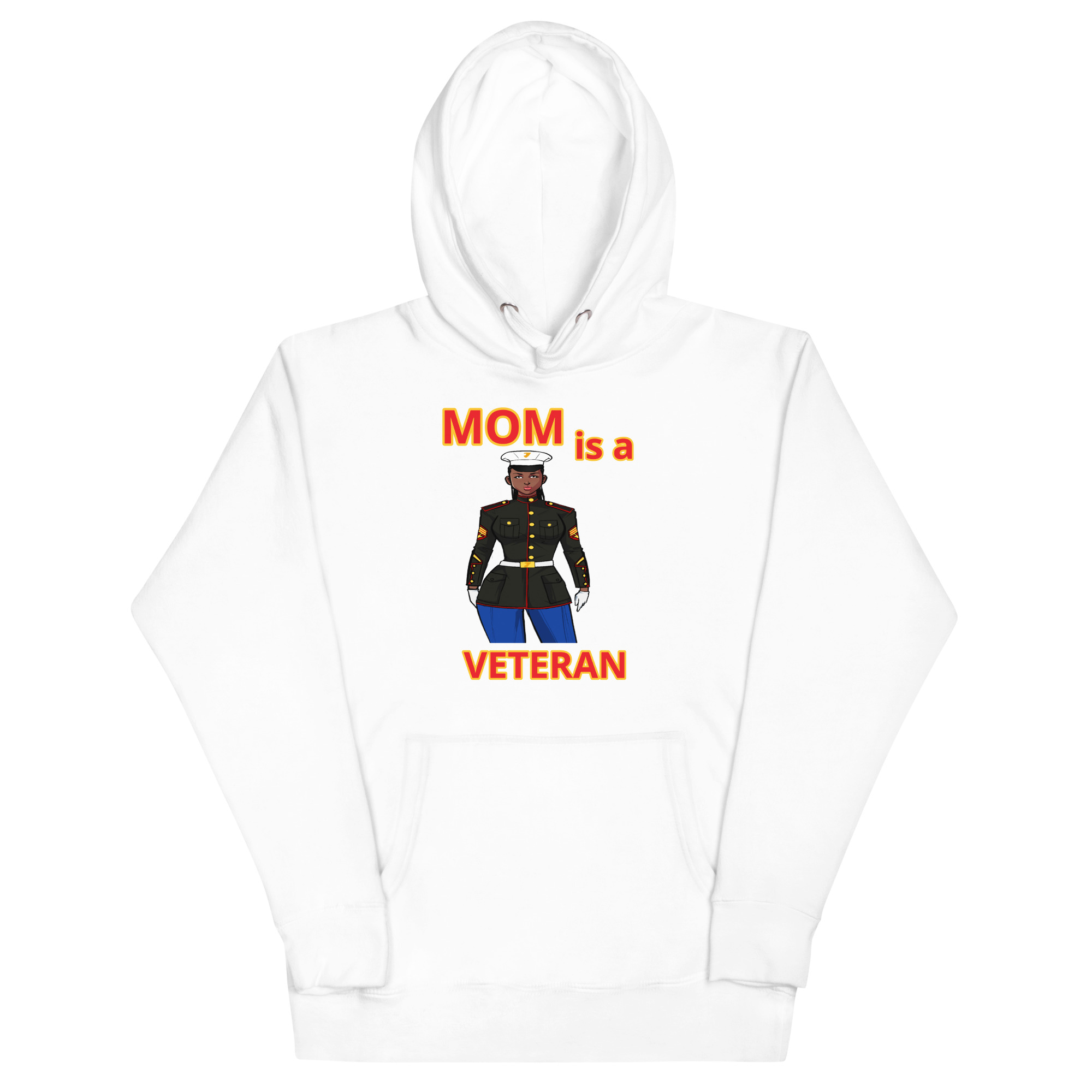 MOM IS A VETERAN TOO FOWER Unisex Hoodie - Image 5