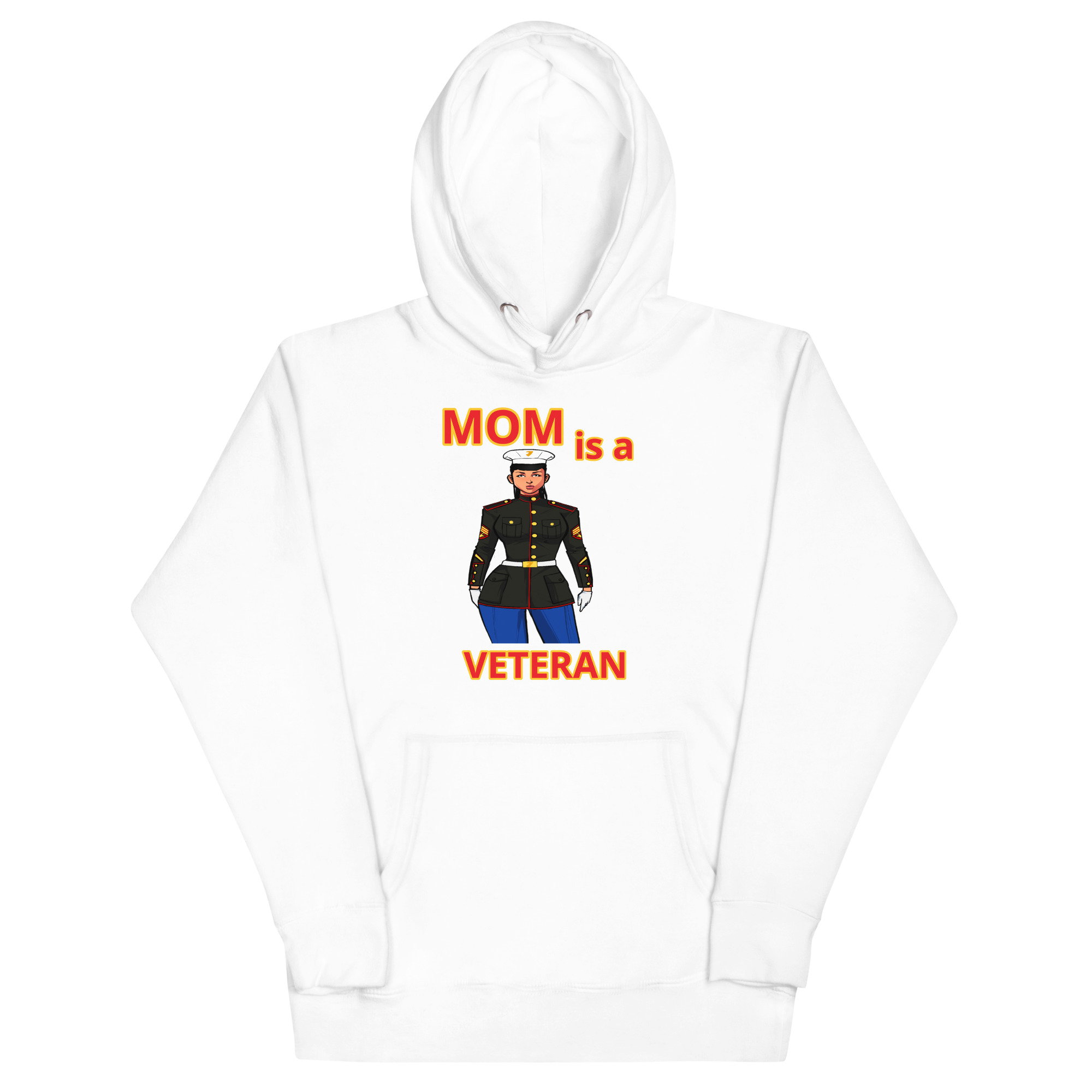 MOM IS A VETERAN TOO FOWER Unisex Hoodie - Image 5