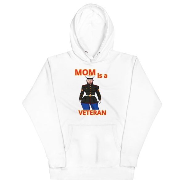 MOM IS A VETERAN TOO FOWER Unisex Hoodie - Image 5