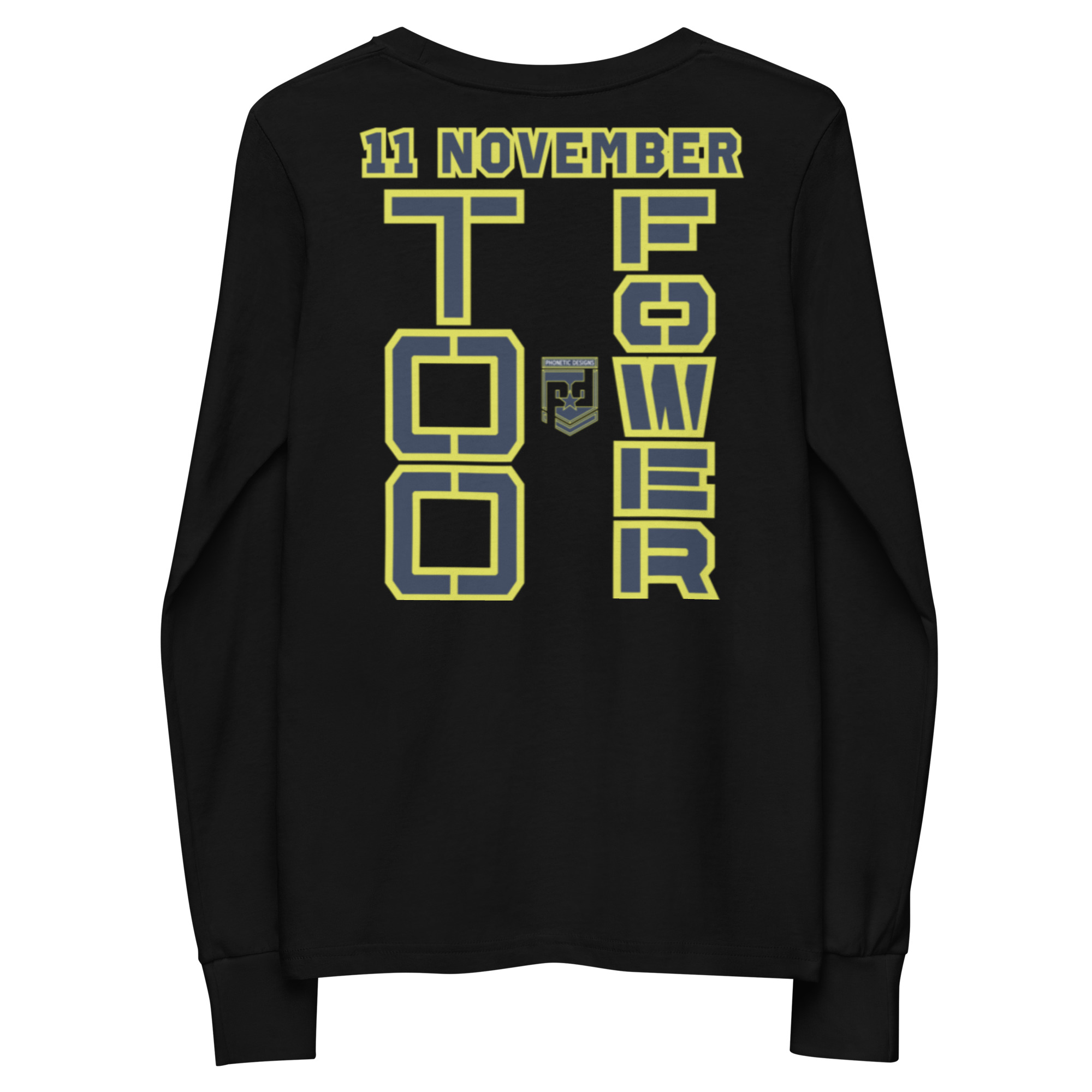MOM IS A VETERAN TOO FOWER Youth Long Sleeve Tee - Image 2