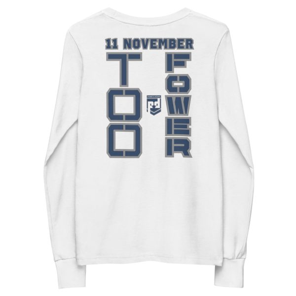 MOM IS A VETERAN TOO FOWER Youth Long Sleeve Tee - Image 6
