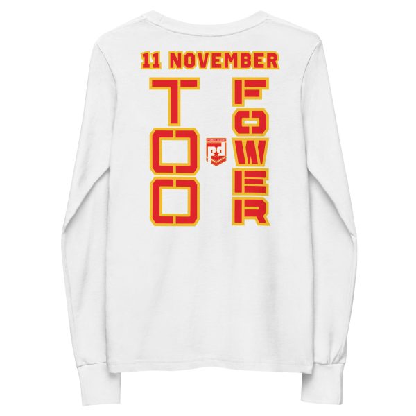 MOM IS A VETERAN TOO FOWER Youth Long Sleeve Tee - Image 6