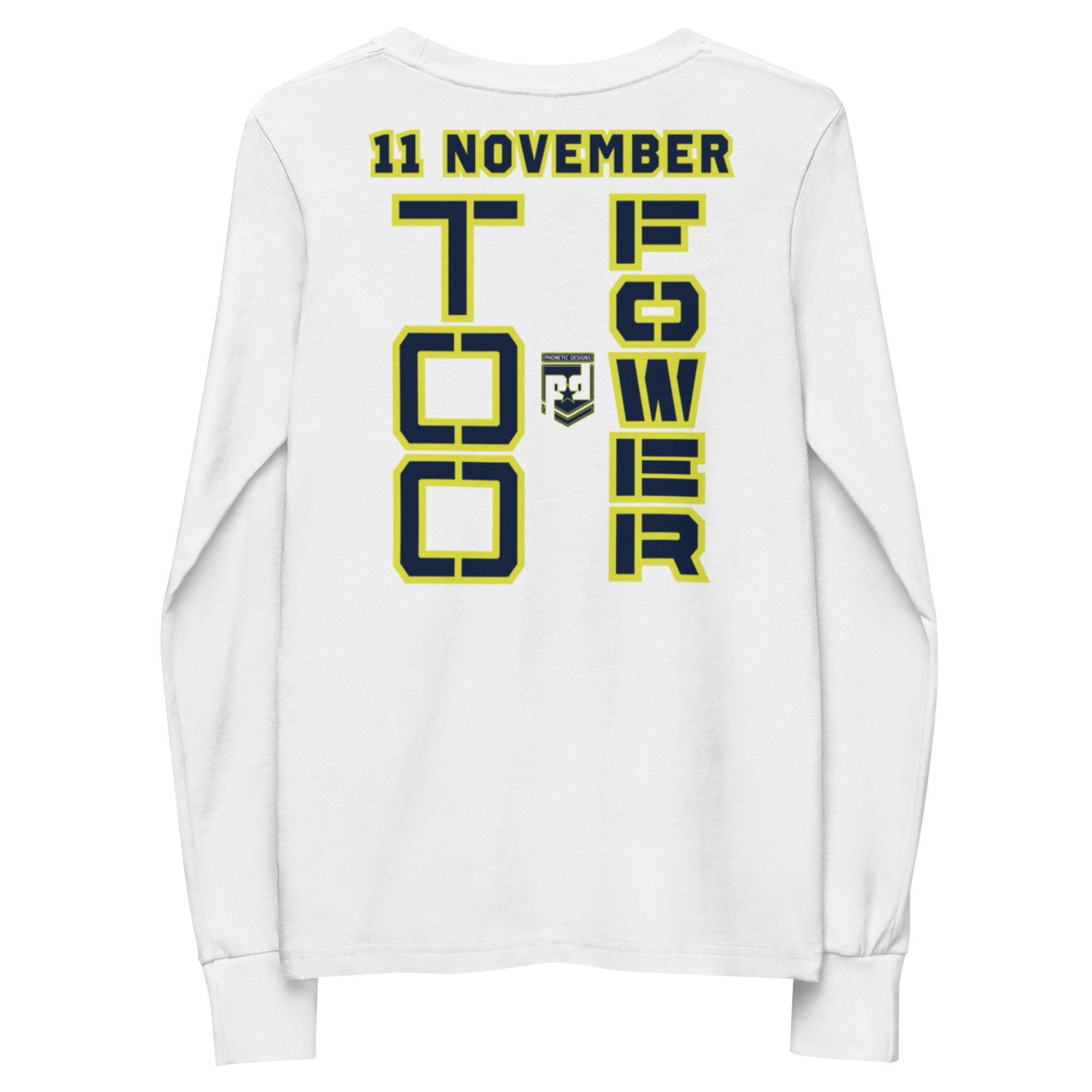 MOM IS A VETERAN TOO FOWER Youth Long Sleeve Tee - Image 6