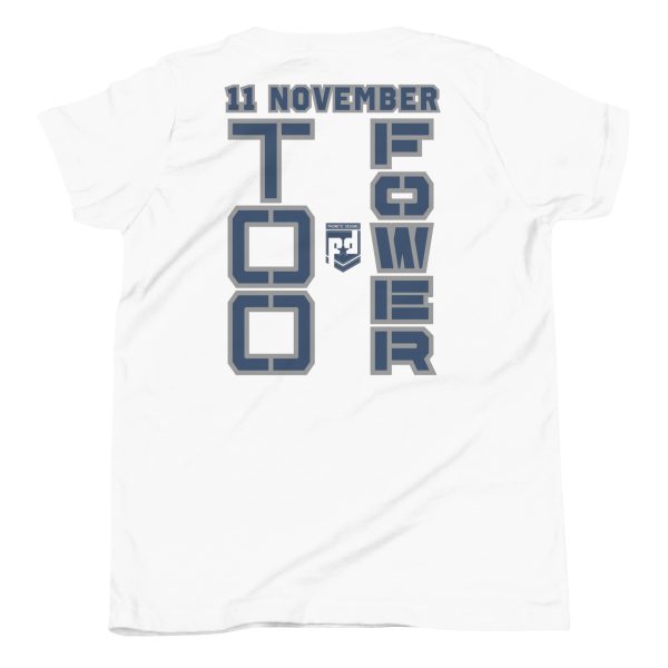 MOM IS A VETERAN TOO FOWER Youth Short Sleeve T-Shirt - Image 6