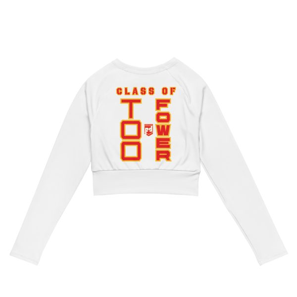 BASIC TRAINING CLASS OF TOO FOWER Recycled Long-Sleeve Crop Top