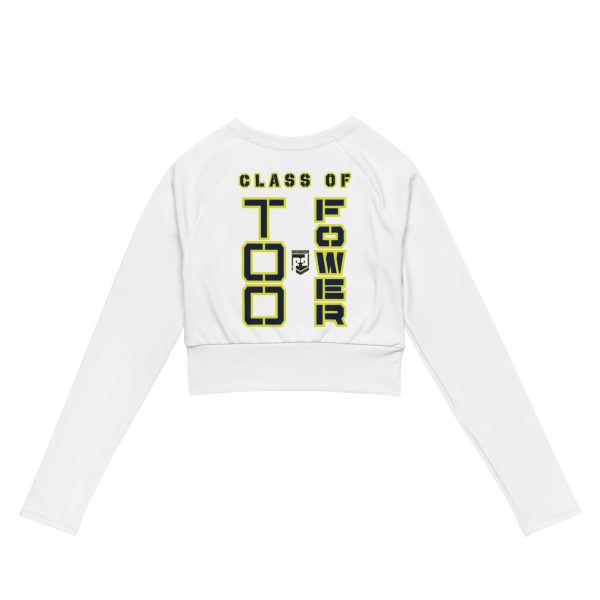BASIC TRAINING CLASS OF TOO FOWER Recycled Long-Sleeve Crop Top