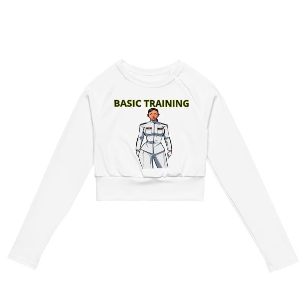 BASIC TRAINING CLASS OF TOO FOWER Recycled Long-Sleeve Crop Top