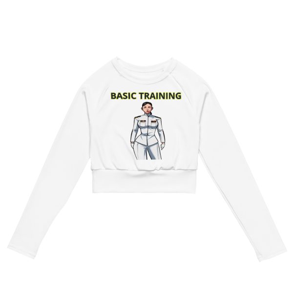 BASIC TRAINING CLASS OF TOO FOWER Recycled Long-Sleeve Crop Top