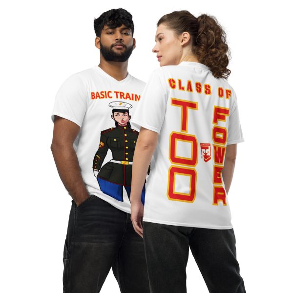 BASIC TRAINING CLASS OF TOO FOWER Recycled Unisex Sports Jersey