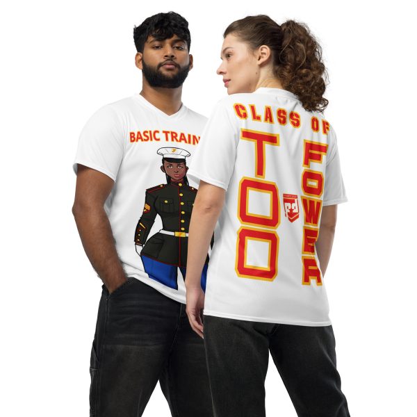 BASIC TRAINING CLASS OF TOO FOWER Recycled Unisex Sports Jersey