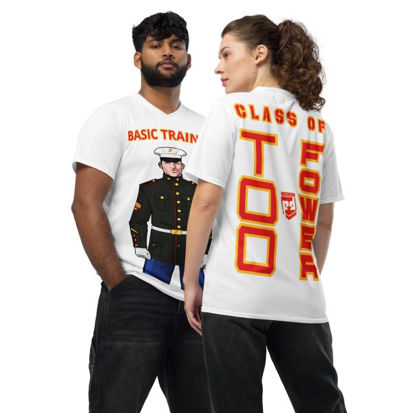 BASIC TRAINING CLASS OF TOO FOWER Recycled Unisex Sports Jersey