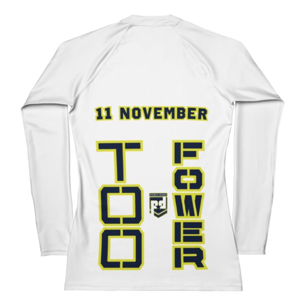 DAUGHTER IS A VETERAN TOO FOWER Women's Rash Guard