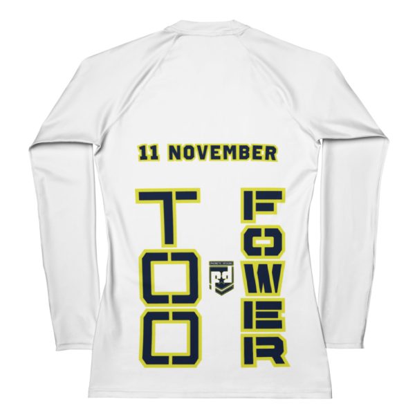 GRANDPA IS A VETERAN TOO FOWER Women's Rash Guard