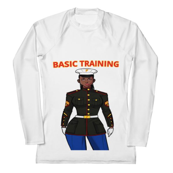 BASIC TRAINING CLASS OF TOO FOWER Women's Rash Guard