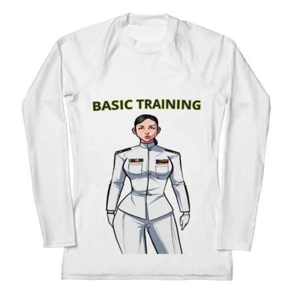 BASIC TRAINING CLASS OF TOO FOWER Women's Rash Guard