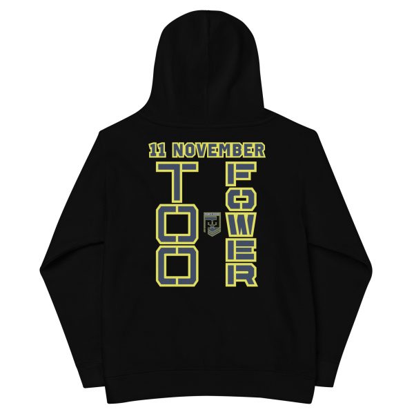 GRANDMA IS A VETERAN TOO FOWER Kids Fleece Hoodie