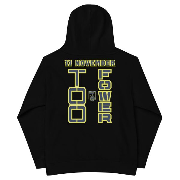 GRANDPA IS A VETERAN TOO FOWER Kids Fleece Hoodie