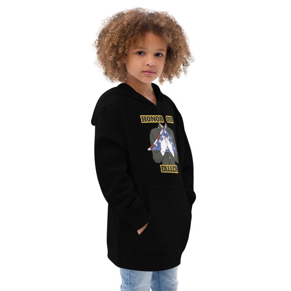 HONOR OUR FALLEN TOO FIFE Kids Fleece Hoodie