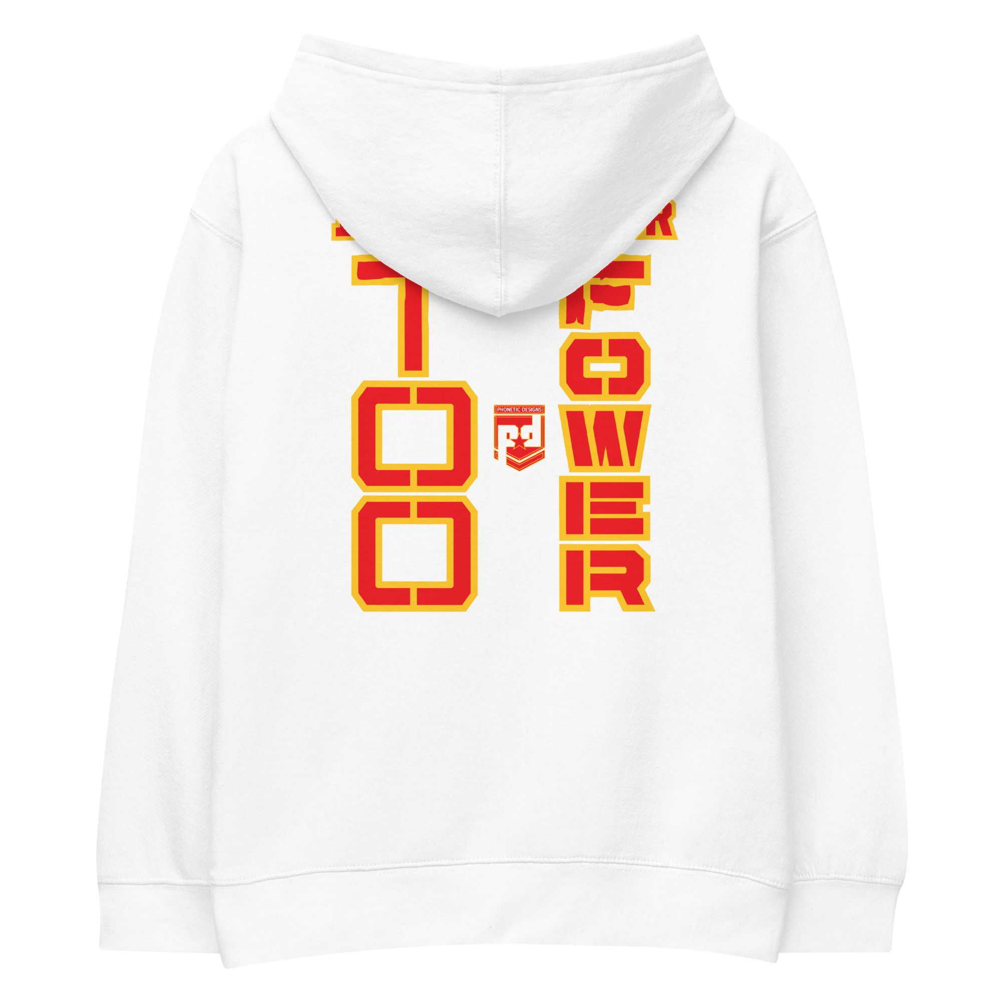 DAD IS A VETERAN TOO FOWER Kids Fleece Hoodie - Image 6