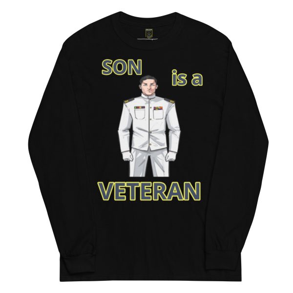 SON IS A VETERAN TOO FOWER Long Sleeve Shirt