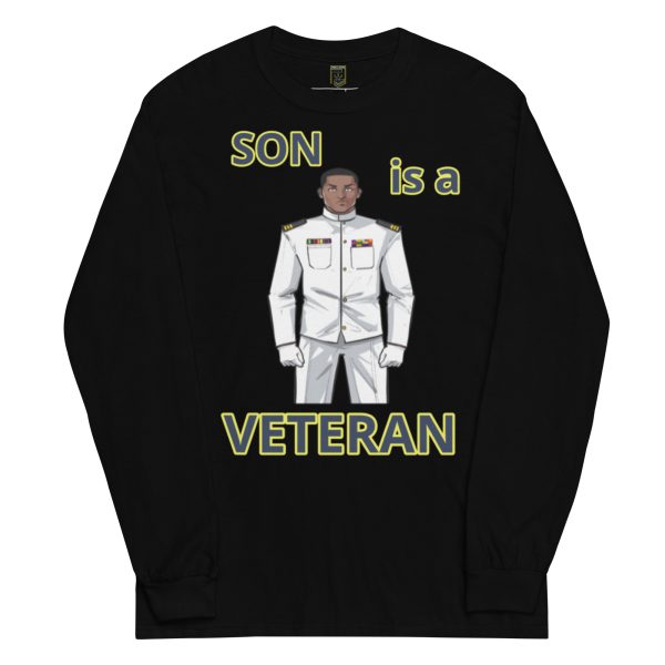 SON IS A VETERAN TOO FOWER Long Sleeve Shirt