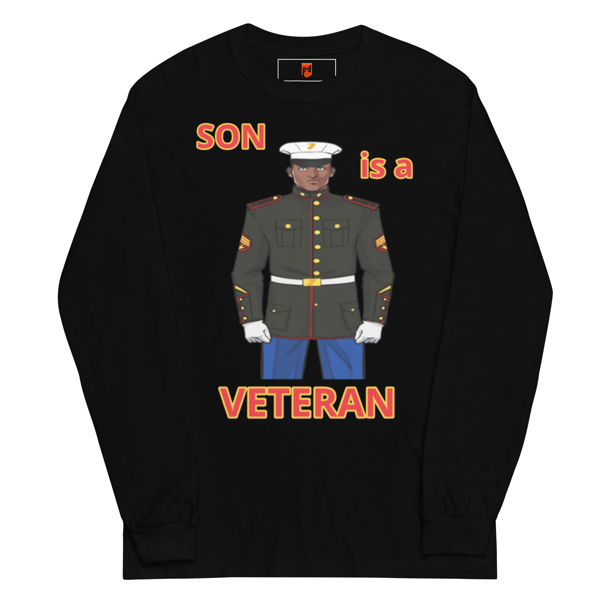 SON IS A VETERAN TOO FOWER Long Sleeve Shirt