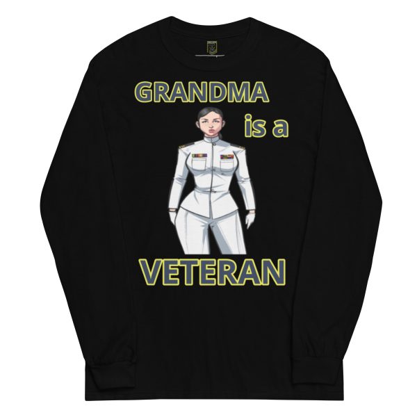 GRANDMA IS A VETERAN TOO FOWER Long Sleeve Shirt
