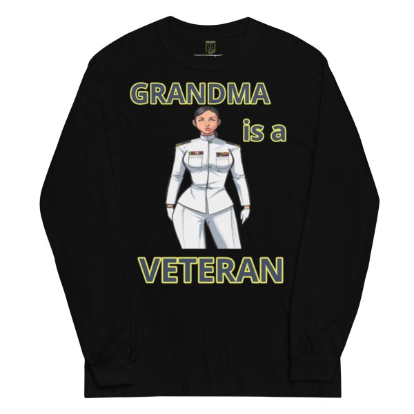 GRANDMA IS A VETERAN TOO FOWER Long Sleeve Shirt