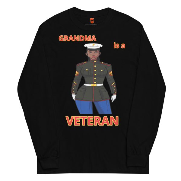 GRANDMA IS A VETERAN TOO FOWER Long Sleeve Shirt